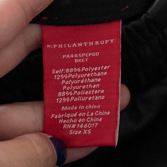 n:philanthropy Scarlett Leather Jogger - Picture 7 of 7